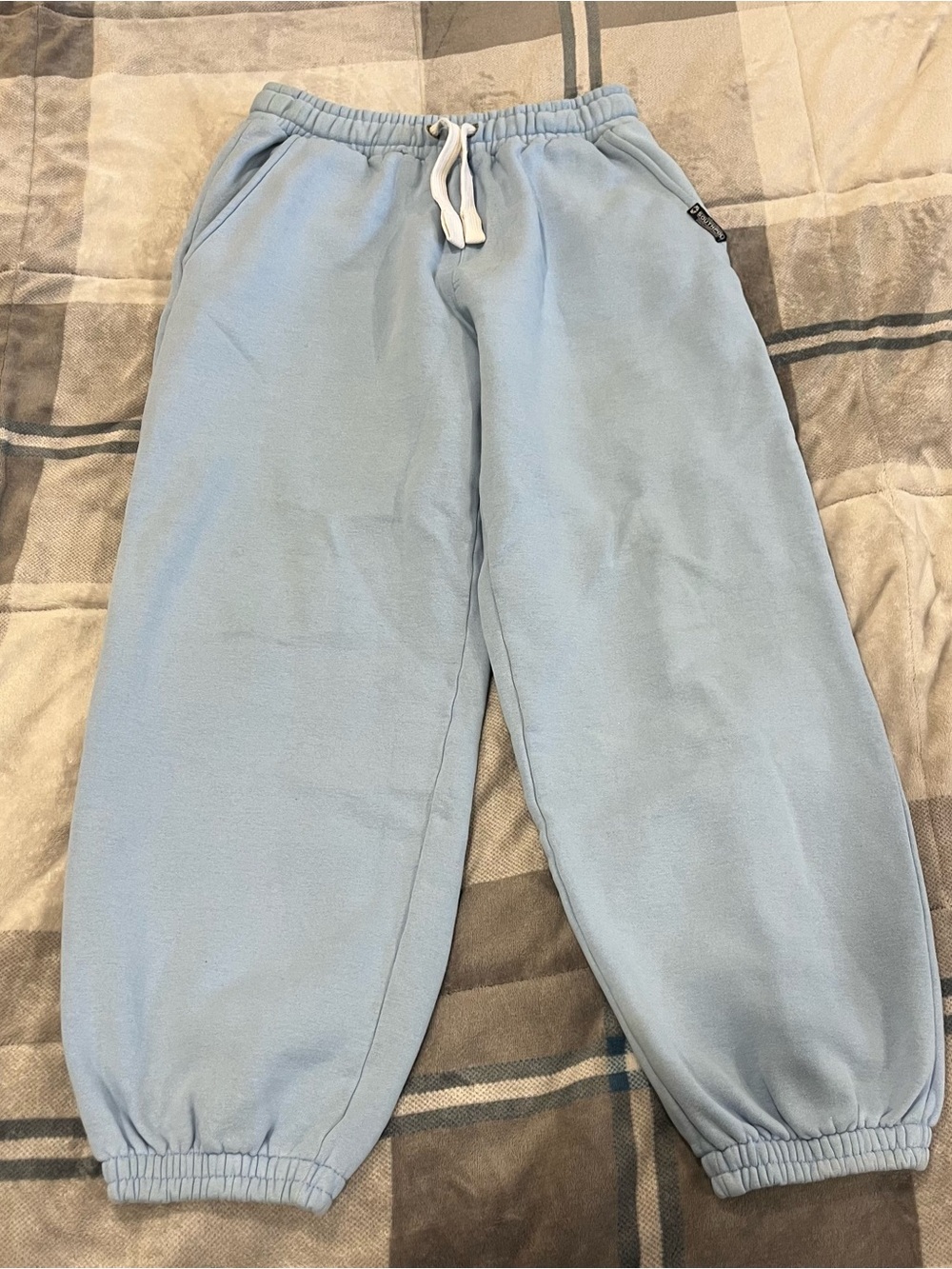 Vintage Y2K Southpole Sweatpants Mens M Baggy Hip Hop Light Blue Joggers